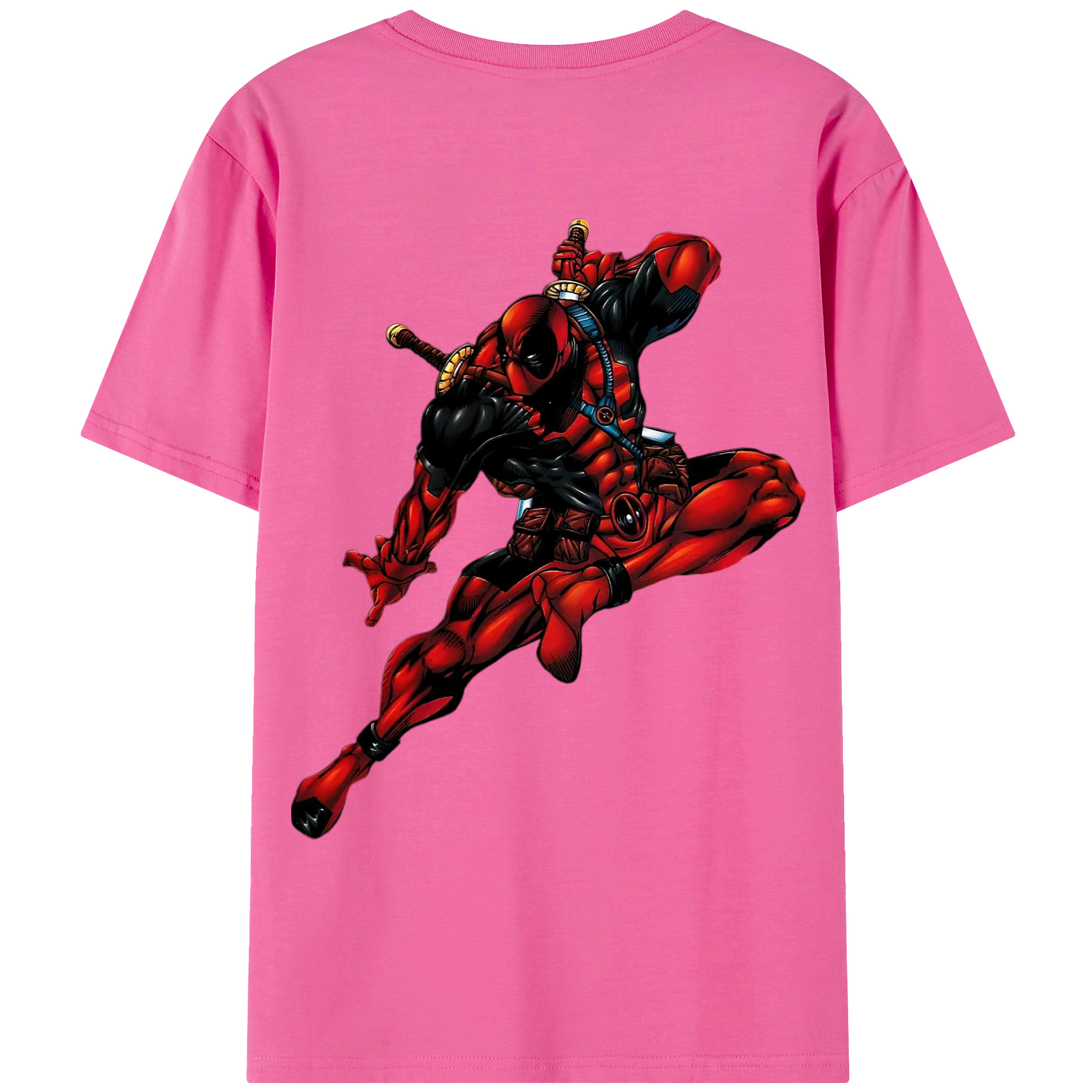 （画像用） Deadpool デッドプール レディース半袖Tシャツ(バックプリント)